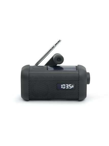Muse | Portable Solar Radio with Crank and Flashlight | MH-08 MB | AUX in | Bluetooth | FM radio 2 Muse | Portable Solar Radio with Crank and Flashlight | MH-08 MB | AUX in | Bluetooth | FM radio 2