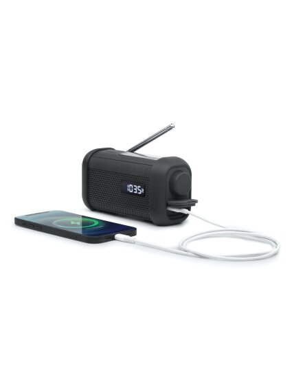Muse | Portable Solar Radio with Crank and Flashlight | MH-08 MB | AUX in | Bluetooth | FM radio 5 Muse | Portable Solar Radio with Crank and Flashlight | MH-08 MB | AUX in | Bluetooth | FM radio 5
