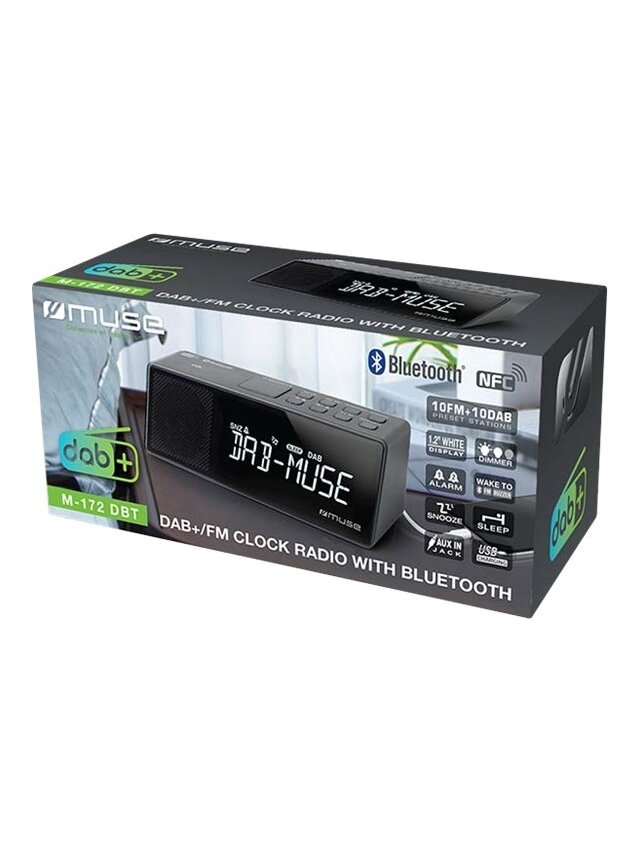 Muse | M-172 DBT | Alarm function | NFC features | Black 3 Muse | M-172 DBT | Alarm function | NFC features | Black 3