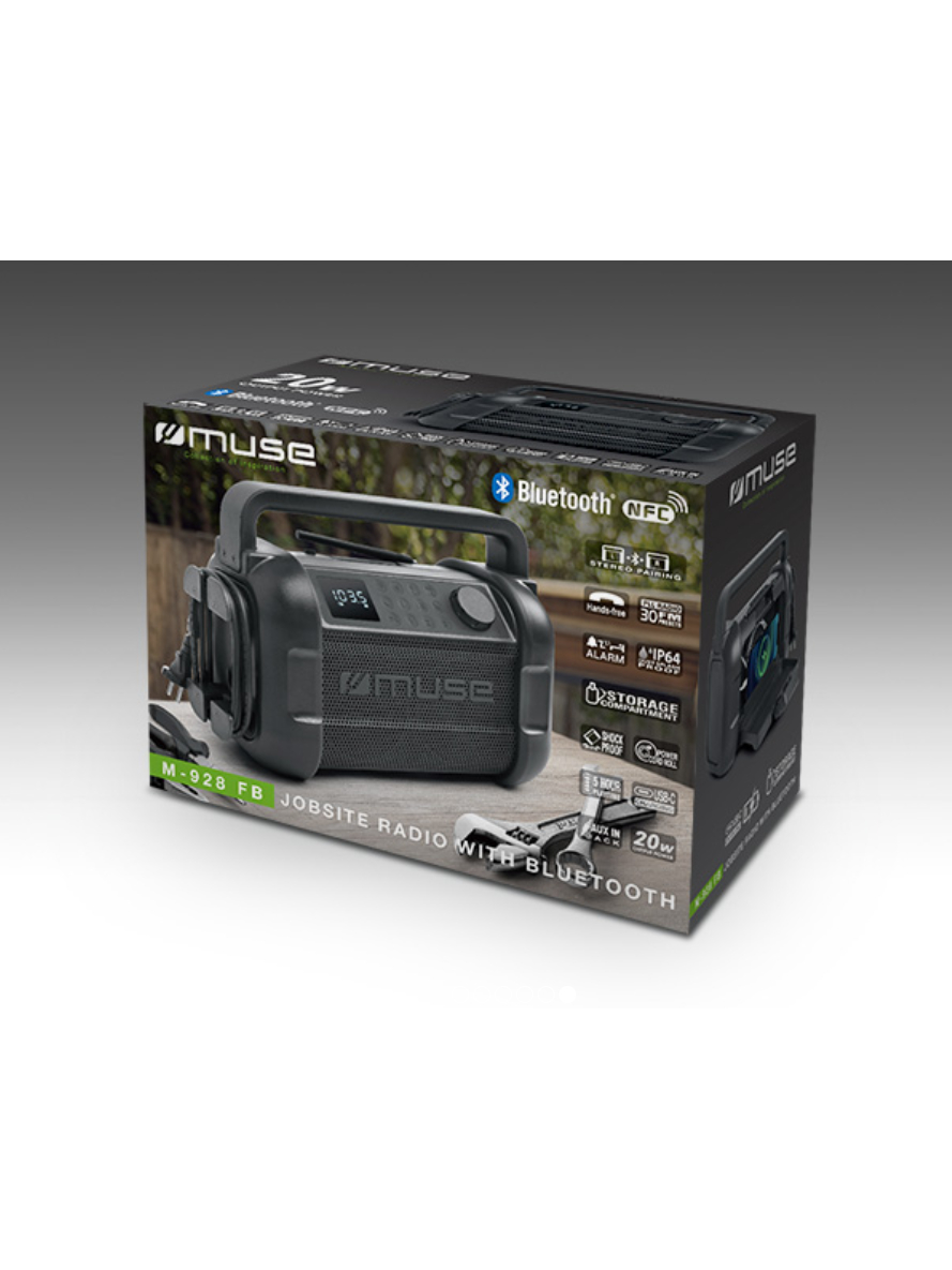 Muse | M-928 FB | Radio Speaker | Waterproof | Bluetooth | Black | Portable | Wireless connection 4 Muse | M-928 FB | Radio Speaker | Waterproof | Bluetooth | Black | Portable | Wireless connection 4