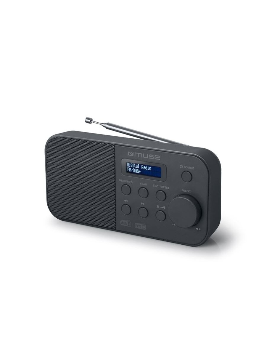 Muse | Alarm function | M-109DB | Portable radio | Black