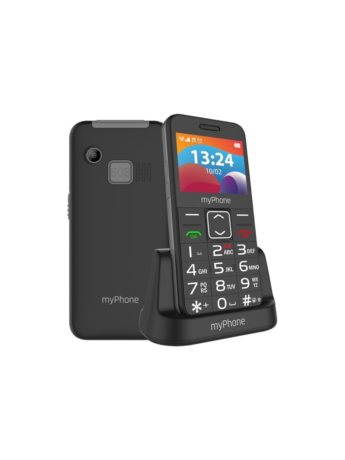myPhone HALO | 3 LTE | Black | 2.4 " | IPS | 48 MB | 128 MB | Dual SIM | Nano SIM | 3G | Bluetooth | 2.1 | USB version Type-C | Built-in camera | Main camera resolution 0.3 MP | 1400 mAh