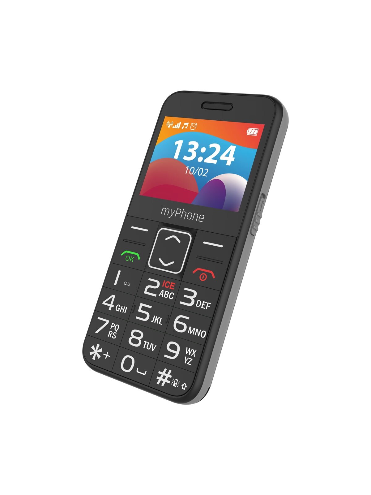 myPhone HALO | 3 LTE | Black | 2.4 " | IPS | 48 MB | 128 MB | Dual SIM | Nano SIM | 3G | Bluetooth | 2.1 | USB version Type-C | Built-in camera | Main camera resolution 0.3 MP | 1400 mAh 1
