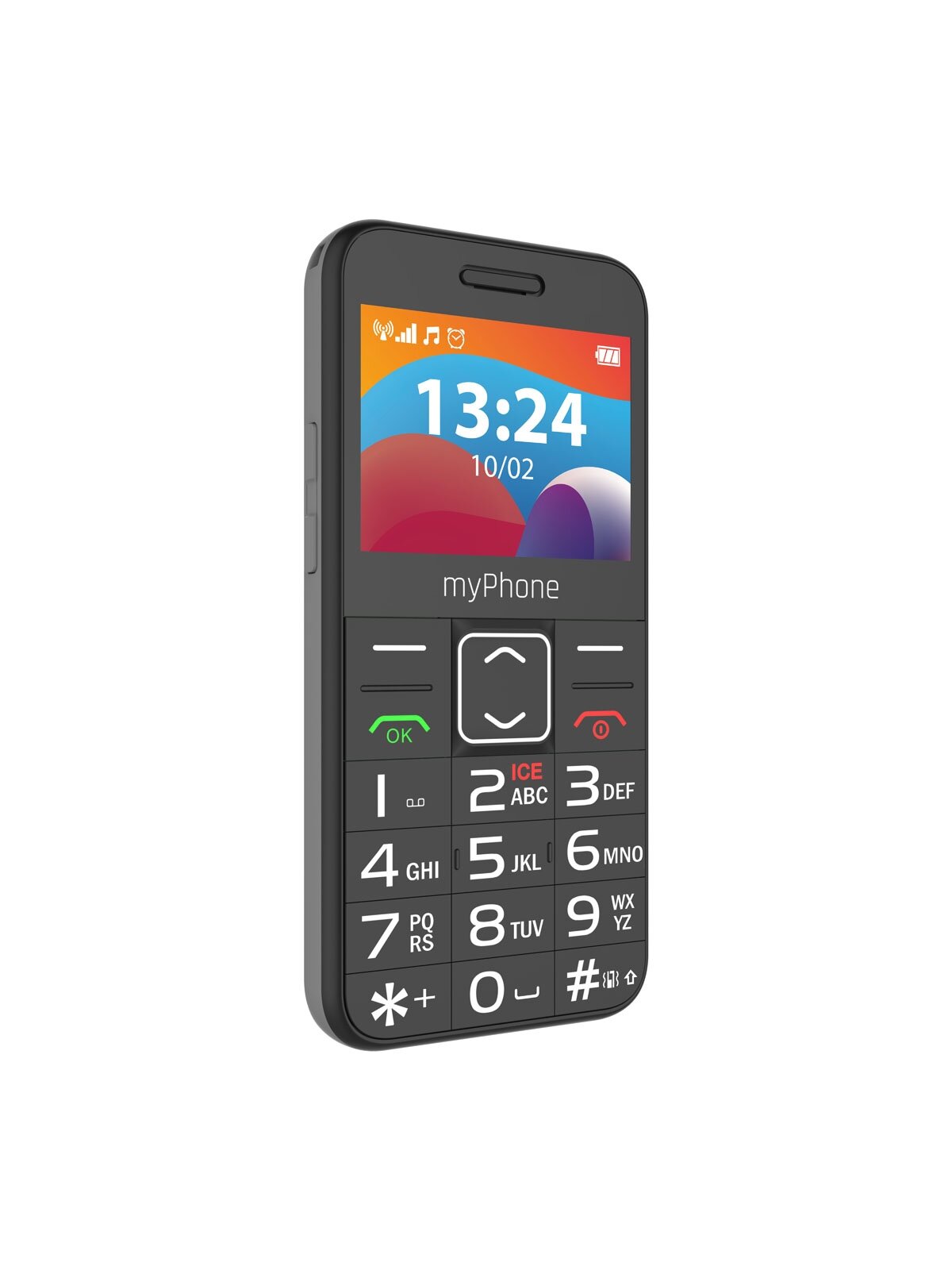 myPhone HALO | 3 LTE | Black | 2.4 " | IPS | 48 MB | 128 MB | Dual SIM | Nano SIM | 3G | Bluetooth | 2.1 | USB version Type-C | Built-in camera | Main camera resolution 0.3 MP | 1400 mAh 2