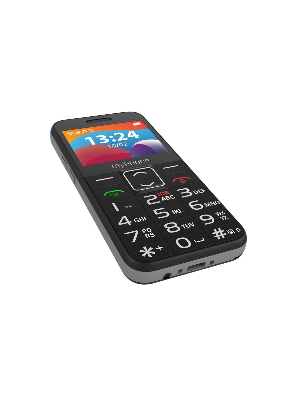 myPhone HALO | 3 LTE | Black | 2.4 " | IPS | 48 MB | 128 MB | Dual SIM | Nano SIM | 3G | Bluetooth | 2.1 | USB version Type-C | Built-in camera | Main camera resolution 0.3 MP | 1400 mAh 9