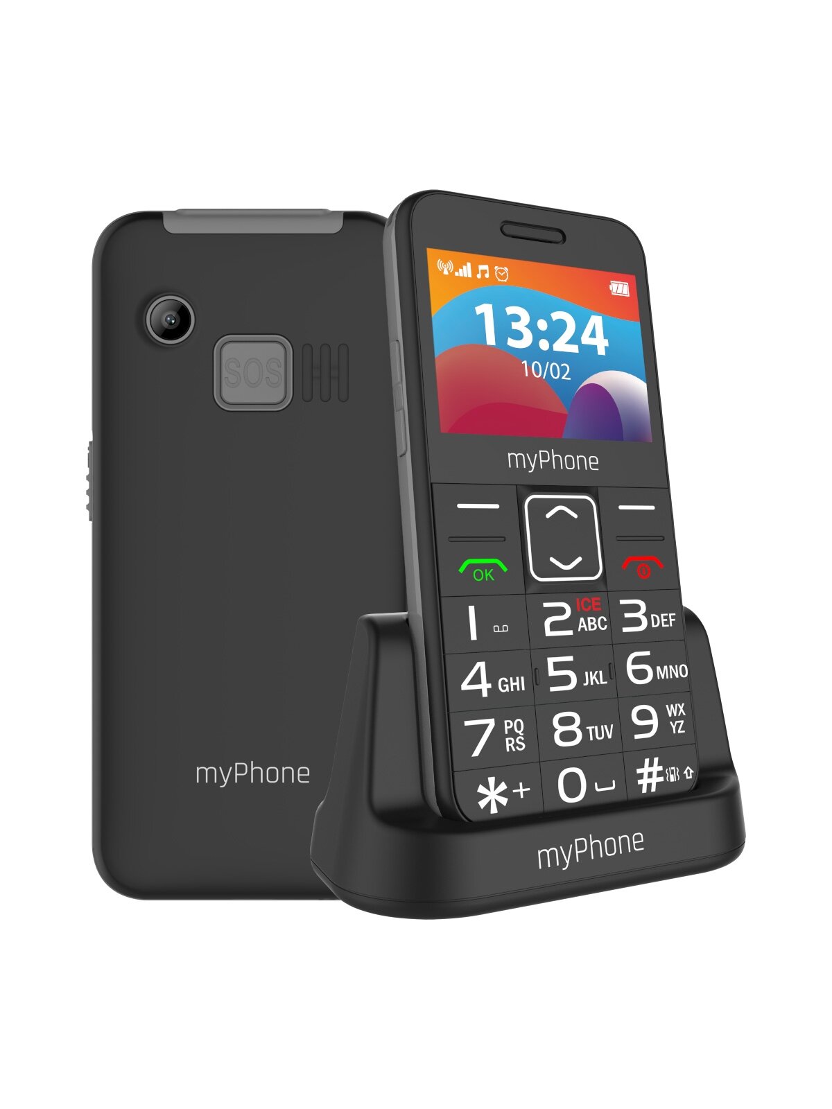 myPhone HALO | 3 LTE | Black | 2.4 " | IPS | 48 MB | 128 MB | Dual SIM | Nano SIM | 3G | Bluetooth | 2.1 | USB version Type-C | Built-in camera | Main camera resolution 0.3 MP | 1400 mAh 16