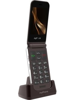 myPhone Harmony LTE Praline Collection | Brown | 2.8+1.44 " | IPS | 48 MB | 128 MB | Single SIM | MicroSD | 3G | Bluetooth | 5.1 | Main camera resolution 2 MP | 1300 mAh 5