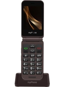 myPhone Harmony LTE Praline Collection | Brown | 2.8+1.44 " | IPS | 48 MB | 128 MB | Single SIM | MicroSD | 3G | Bluetooth | 5.1 | Main camera resolution 2 MP | 1300 mAh 3