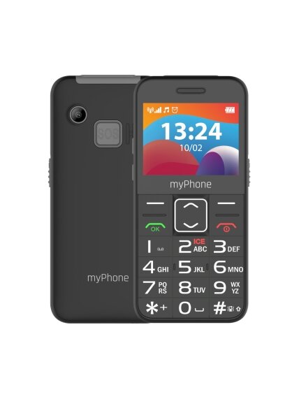 myPhone HALO | 3 LTE | Black | 2.4 " | IPS | 48 MB | 128 MB | Dual SIM | Nano SIM | 3G | Bluetooth | 2.1 | USB version Type-C | Built-in camera | Main camera resolution 0.3 MP | 1400 mAh 15