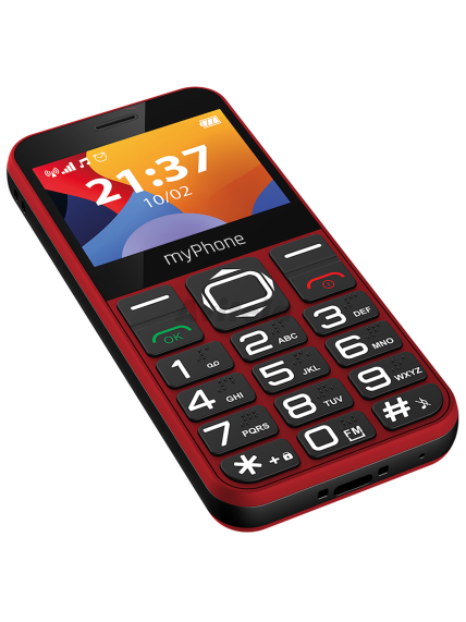 myPhone | Halo 3 | Red | 2.31 " | IPS | 32 MB | 32 MB | Single SIM | Main camera resolution 0.3 MP | 1000 mAh 3