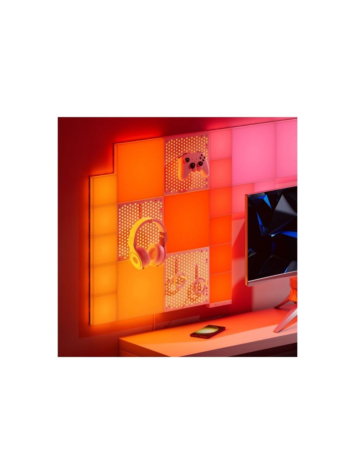 Nanoleaf Blocks Pegboard Add-On Kit (1 Panel) 3