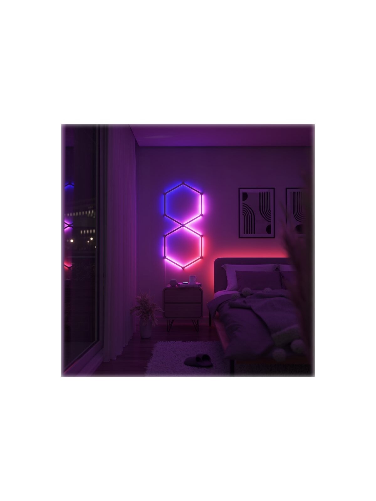 Nanoleaf | Lines Expansion Pack (3 panels) | 16M+ colors 2 Nanoleaf | Lines Expansion Pack (3 panels) | 16M+ colors 2
