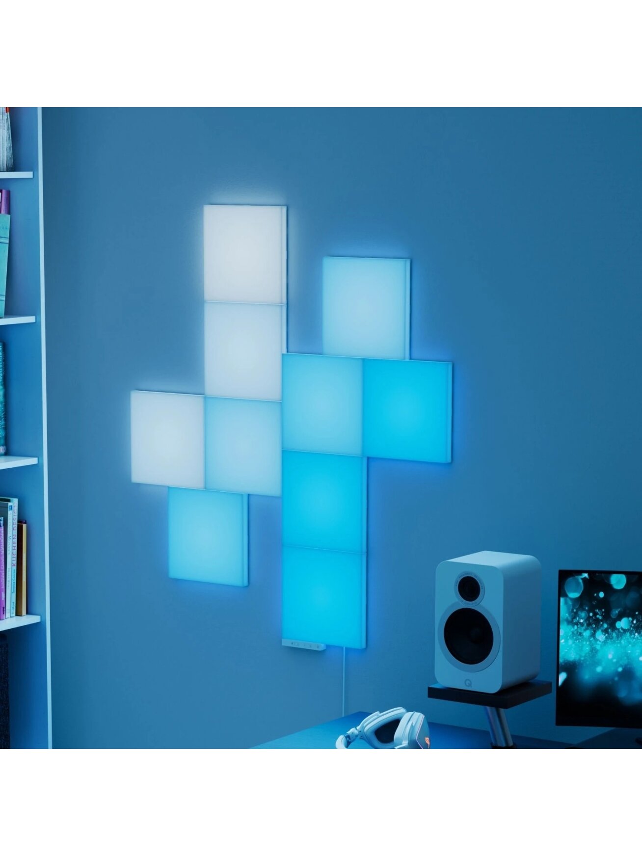 Nanoleaf Blocks Squares Add-On Kit (2 Panels) | 16M+ colours 1 Nanoleaf Blocks Squares Add-On Kit (2 Panels) | 16M+ colours 1