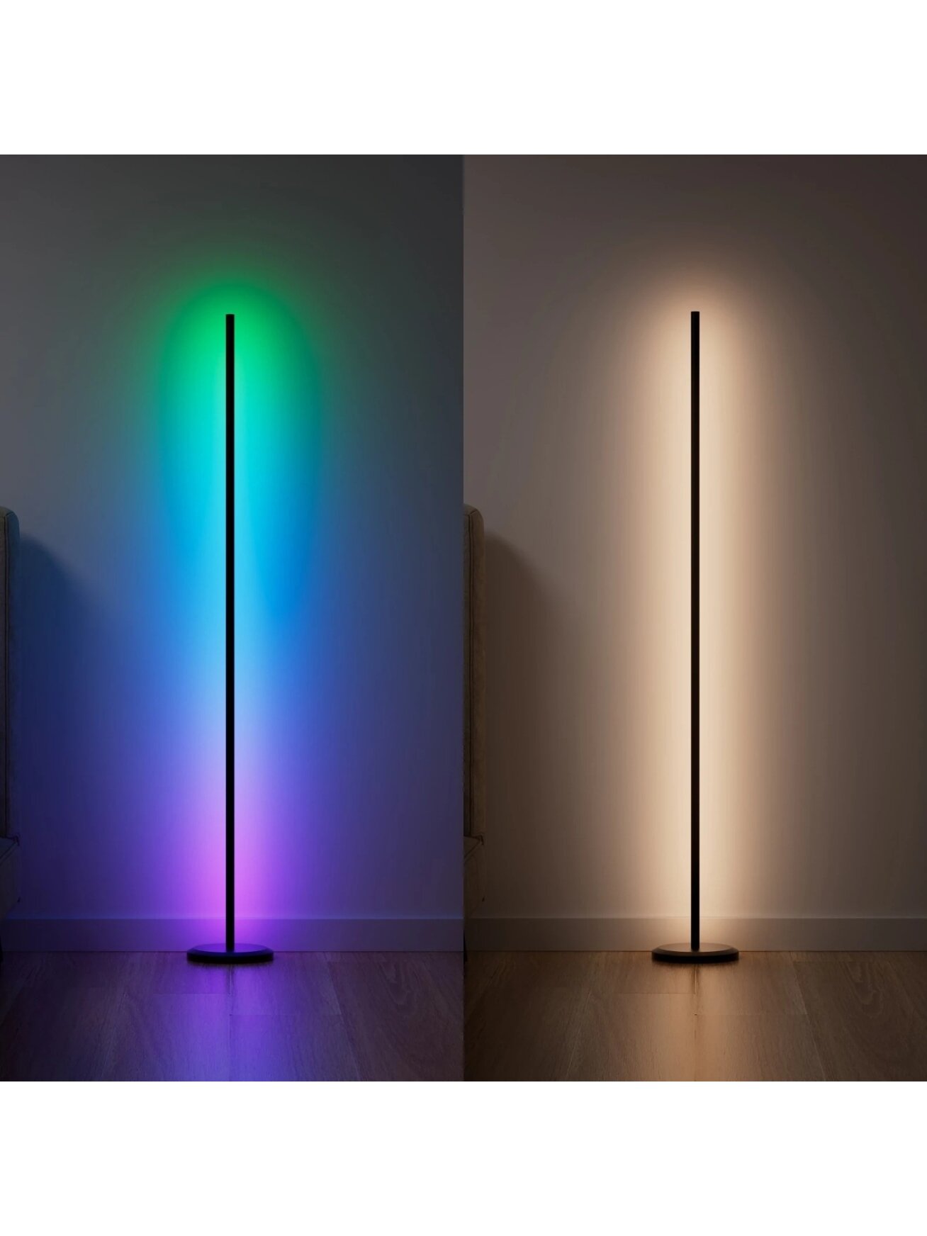 Nanoleaf Floor Lamp Smart Matter WiFi | 22 W | RGBW 1