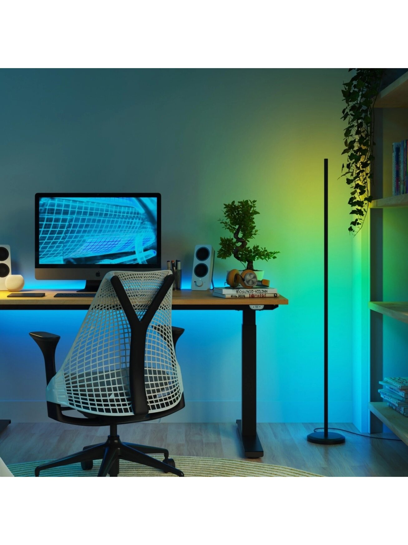 Nanoleaf Floor Lamp Smart Matter WiFi | 22 W | RGBW 3 Nanoleaf Floor Lamp Smart Matter WiFi | 22 W | RGBW 3