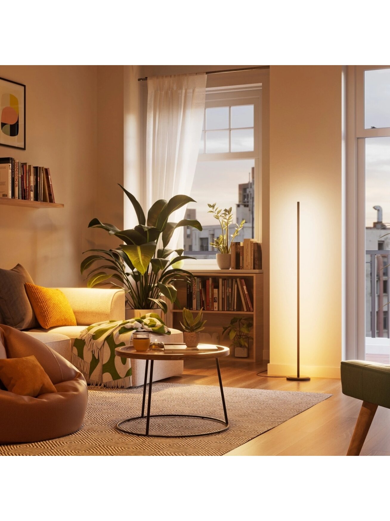 Nanoleaf Floor Lamp Smart Matter WiFi | 22 W | RGBW 4