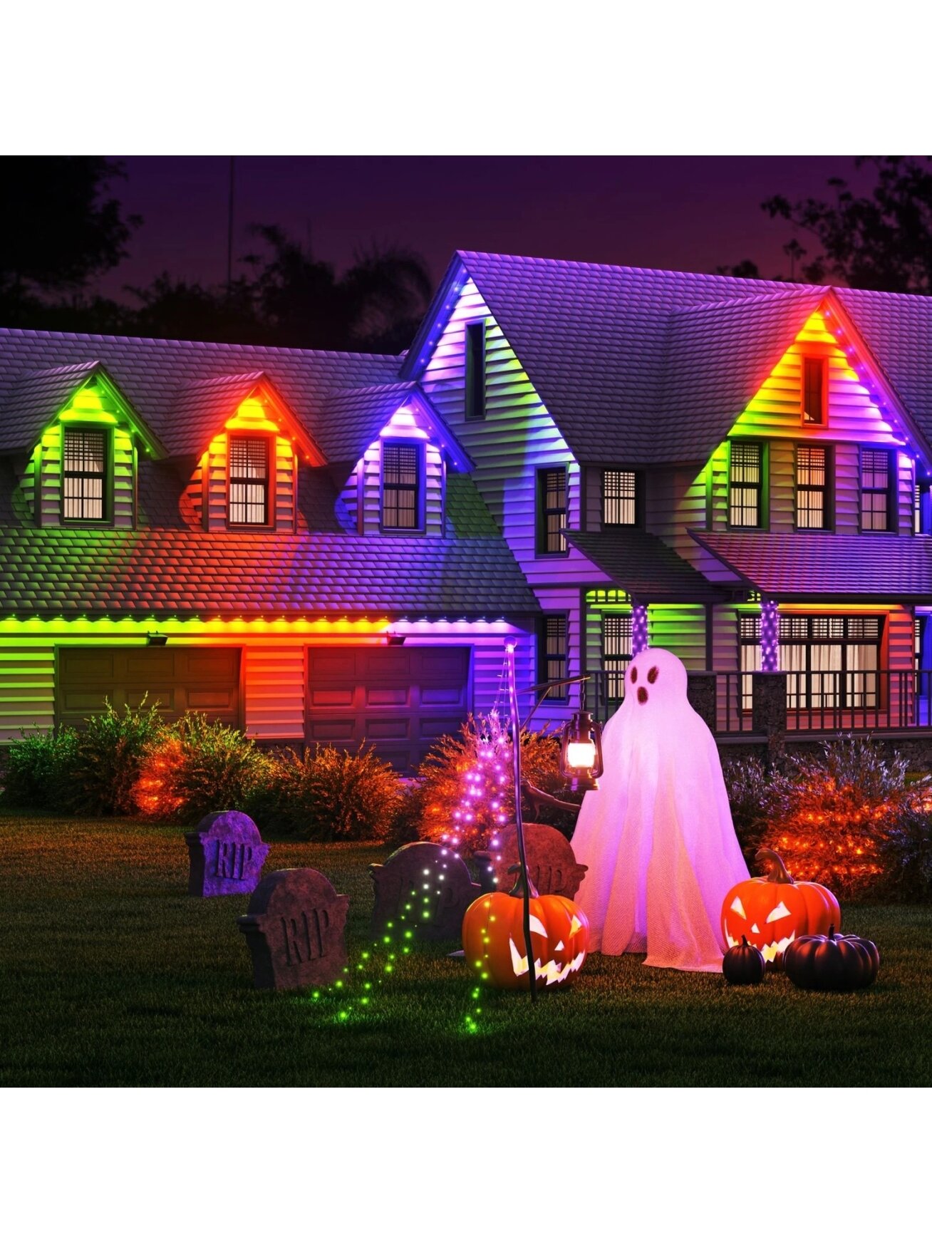 Nanoleaf Smart Multicolor Permanent Outdoor Lights Smarter Kit, 15m | 16+ Million Colours 3 Nanoleaf Smart Multicolor Permanent Outdoor Lights Smarter Kit, 15m | 16+ Million Colours 3