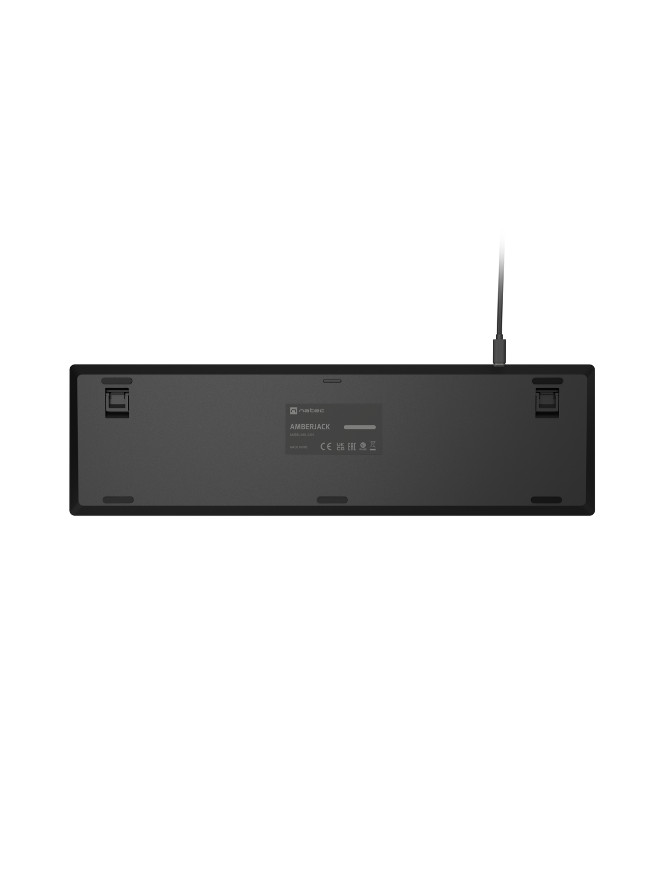 Natec Amberjack | Keyboard | Wired | US | Linear | White backlight, Hot-swappable switches, Anti-ghosting, Built-in memory, Macro recording | Black/Gray 5 Natec Amberjack | Keyboard | Wired | US | Linear | White backlight, Hot-swappable switches, Anti-ghosting, Built-in memory, Macro recording | Black/Gray 5