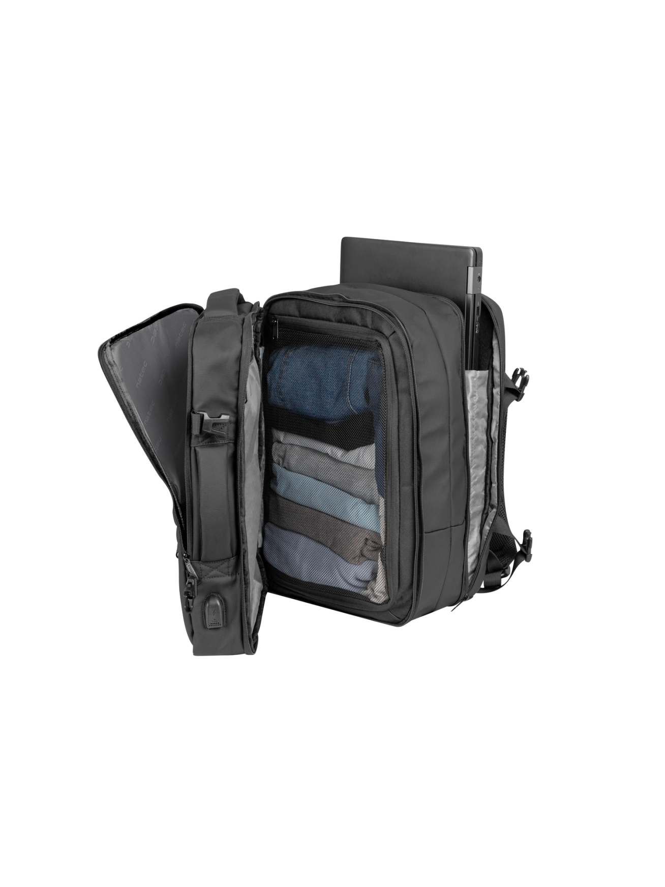 Natec | Camel Pro | Laptop Backpack | Fits up to size 17.3 " | Backpack | Black 16 Natec | Camel Pro | Laptop Backpack | Fits up to size 17.3 " | Backpack | Black 16