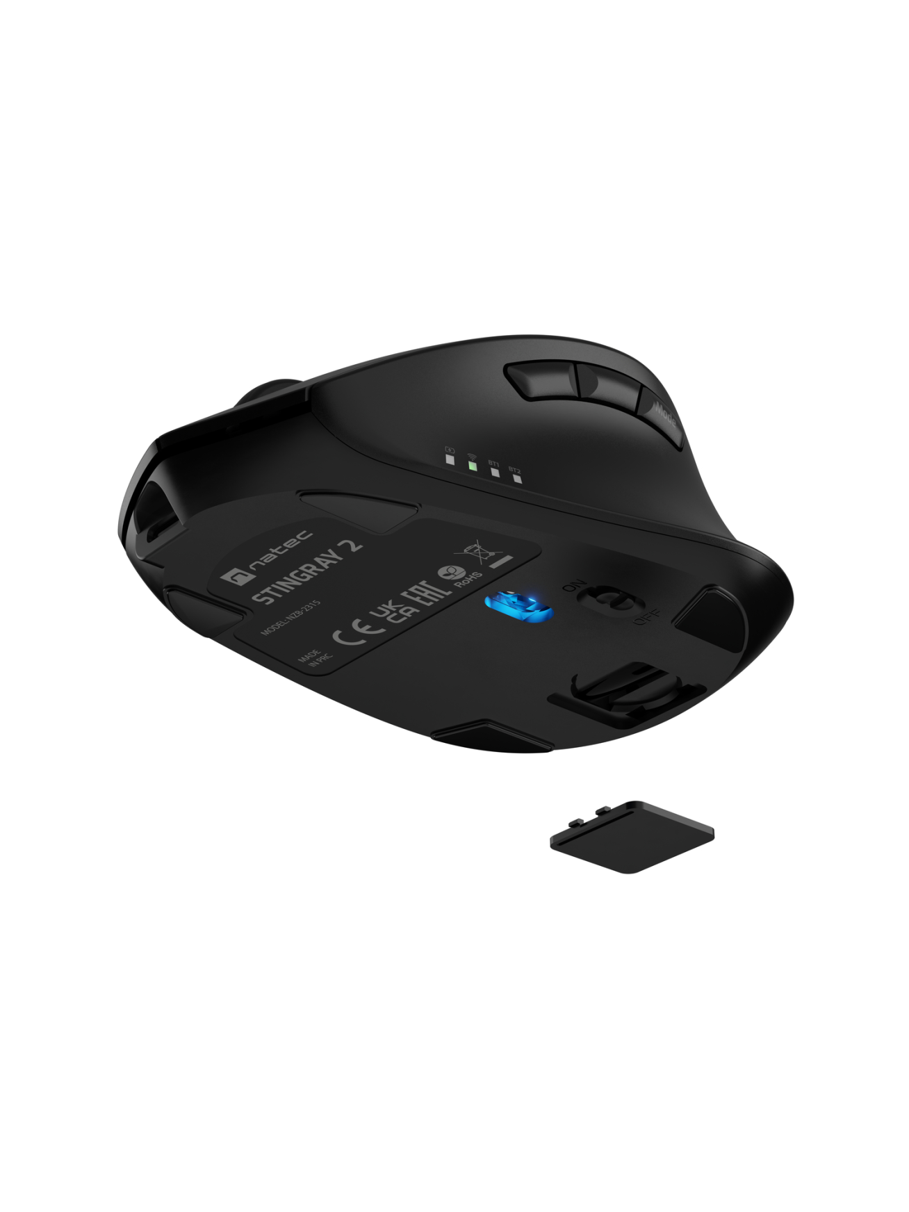 Natec Keyboard and Mouse | Stringray 2 | Keyboard and Mouse Set | Wireless | US | Black 10