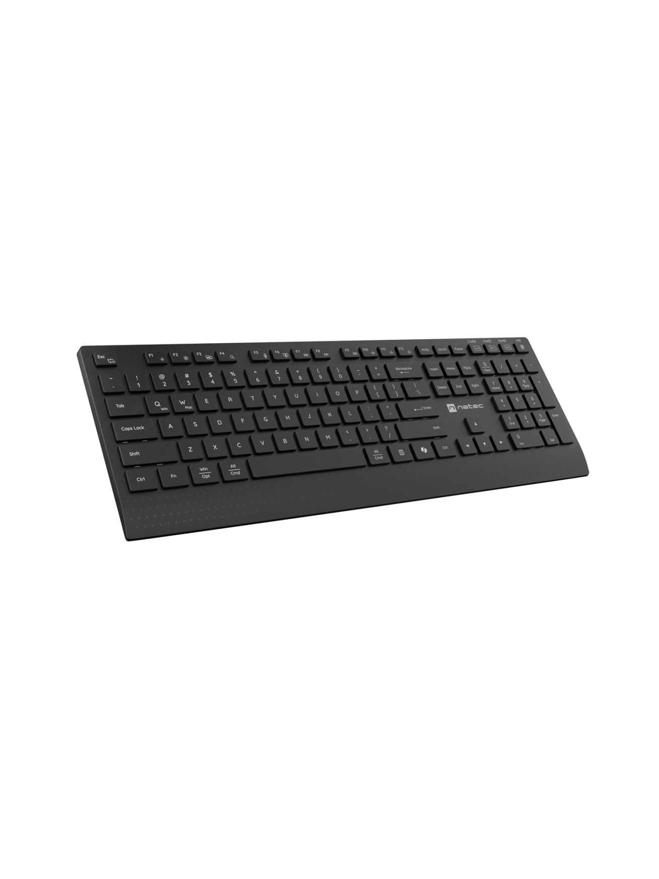 Natec Keyboard and Mouse | Stringray 2 | Keyboard and Mouse Set | Wireless | US | Black 4 Natec Keyboard and Mouse | Stringray 2 | Keyboard and Mouse Set | Wireless | US | Black 4