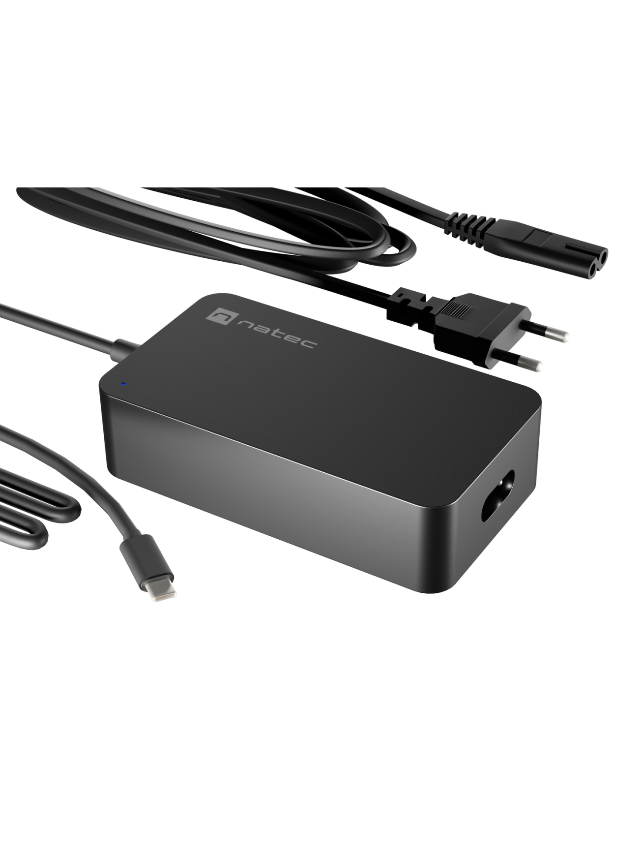 Natec Laptop Charger Gan USB-C 65W for Laptops, Tablets, Phones | NZU-2361 1 Natec Laptop Charger Gan USB-C 65W for Laptops, Tablets, Phones | NZU-2361 1