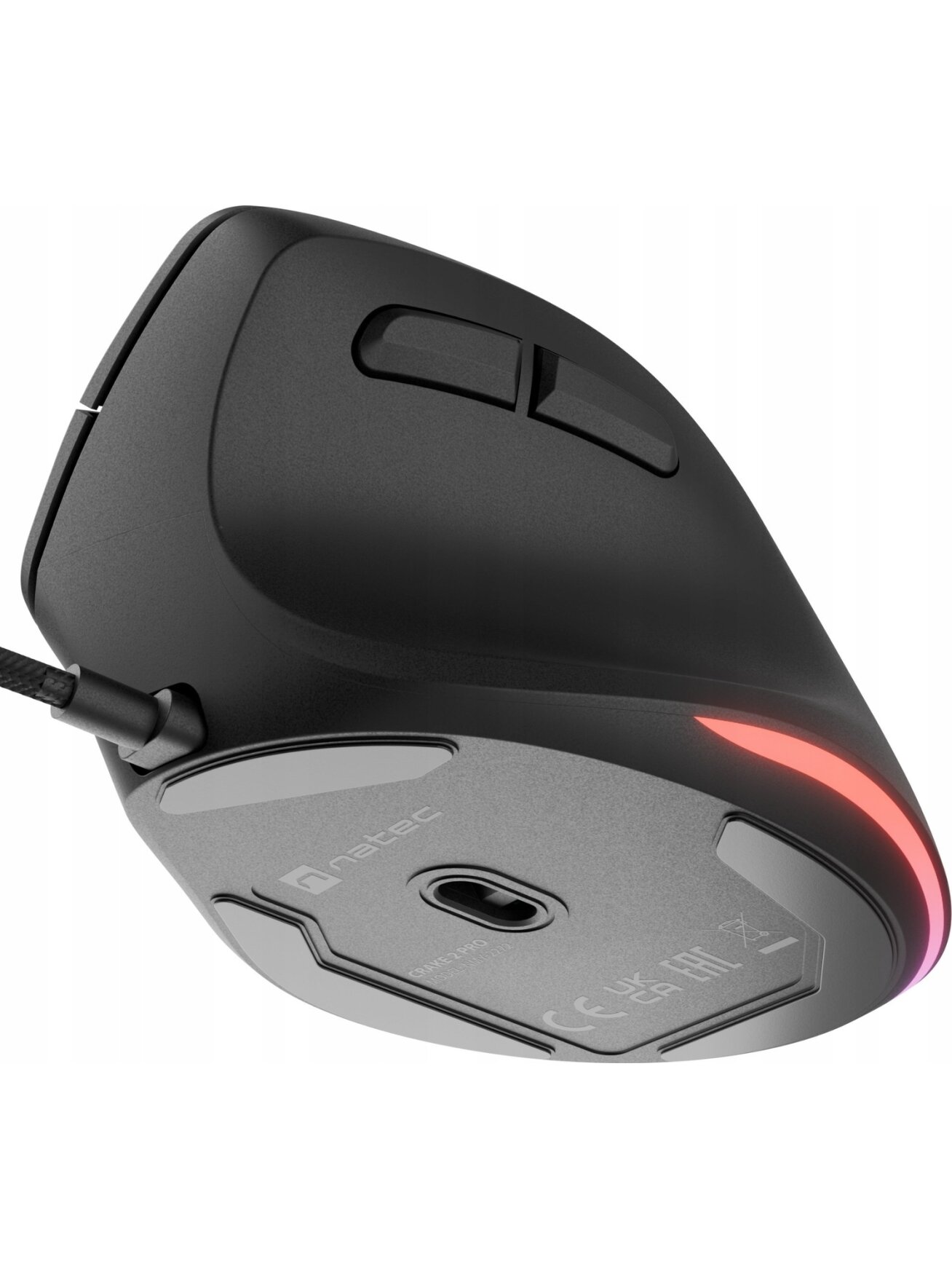 Natec | Mouse | Crake 2 Pro | Wired | Black 7 Natec | Mouse | Crake 2 Pro | Wired | Black 7