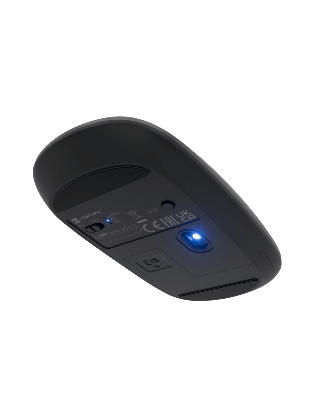 Natec | Mouse | Lark | Wireless | 2.4 GHz, Bluetooth | Anthracite 5