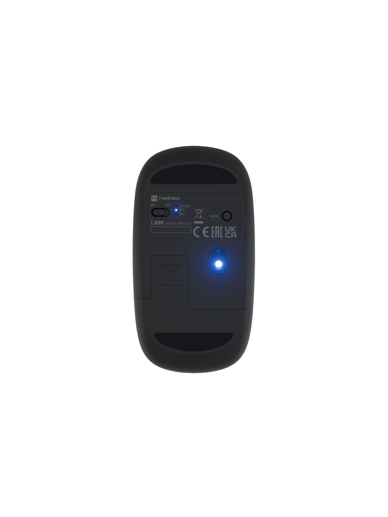 Natec | Mouse | Lark | Wireless | 2.4 GHz, Bluetooth | Anthracite 6 Natec | Mouse | Lark | Wireless | 2.4 GHz, Bluetooth | Anthracite 6
