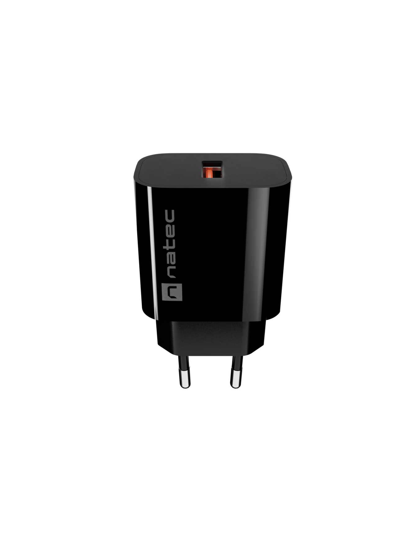 Natec Ribera USB Charger 1X USB-A 18W, Black 3 Natec Ribera USB Charger 1X USB-A 18W, Black 3