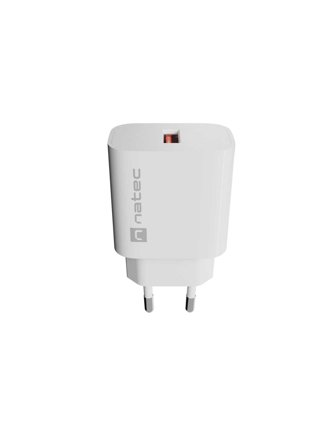 Natec Ribera USB Charger 1X USB-A 18W, White 3