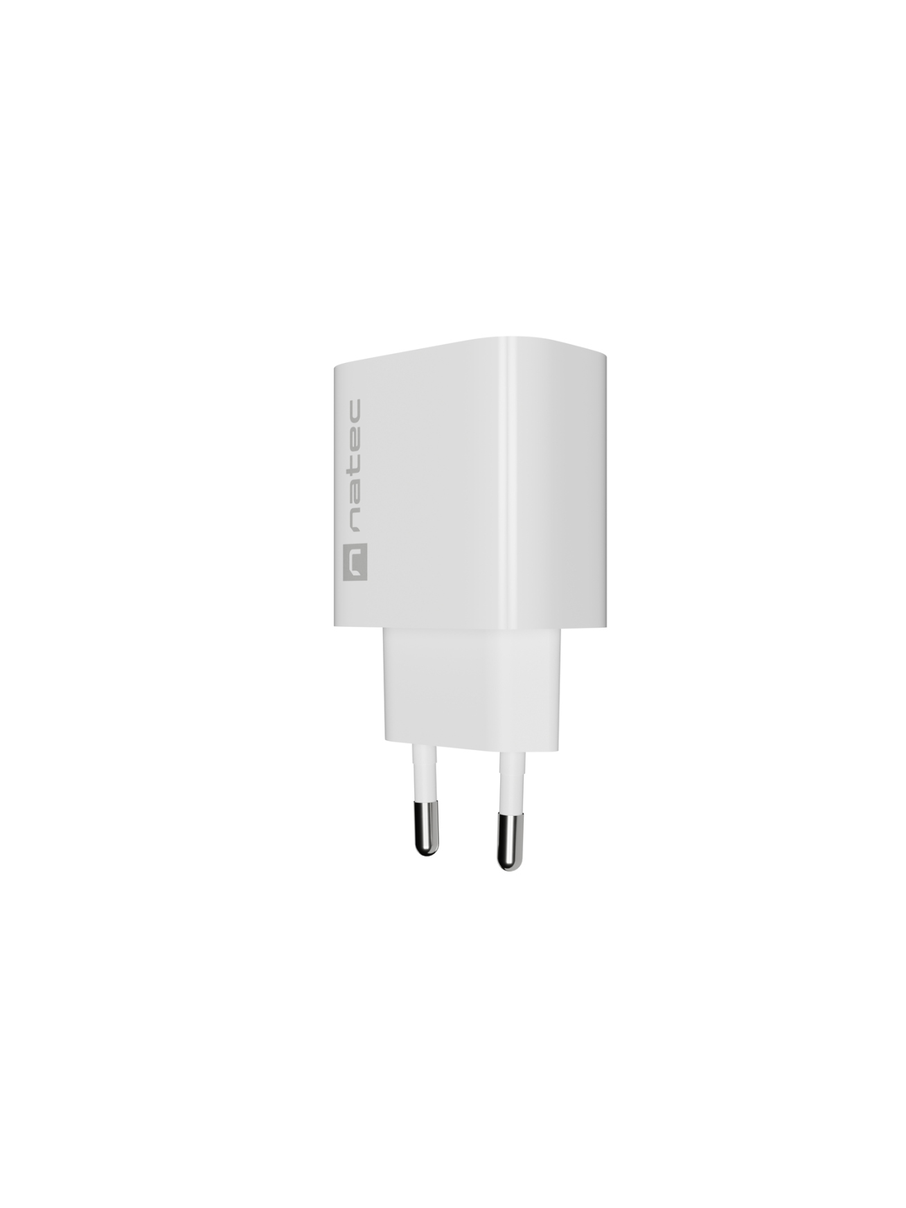 Natec Ribera USB Charger 1X USB-A 18W, White 4 Natec Ribera USB Charger 1X USB-A 18W, White 4