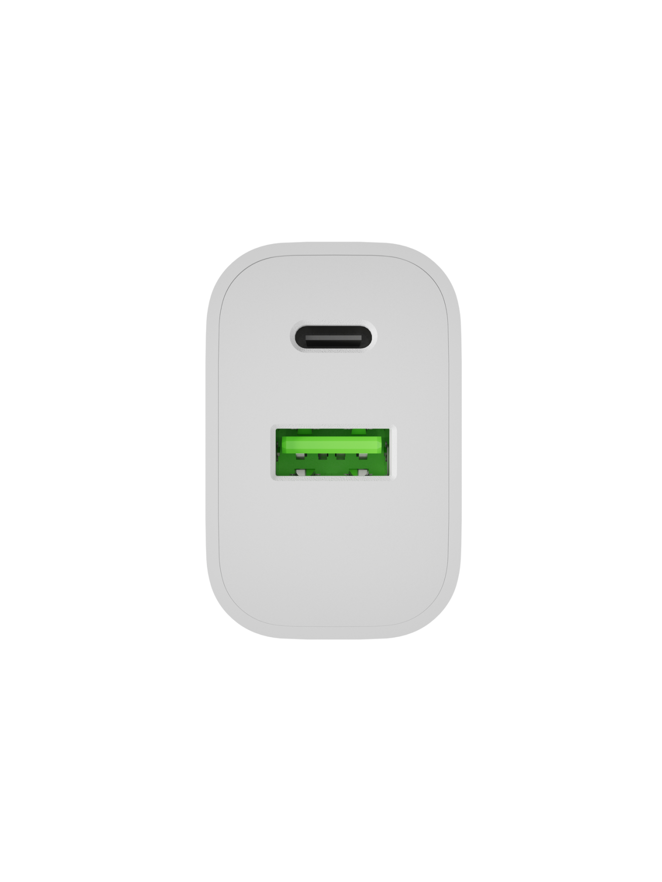 Natec Ribera USB Charger 1X USB-A + 1X USB-C 20W, White 6 Natec Ribera USB Charger 1X USB-A + 1X USB-C 20W, White 6