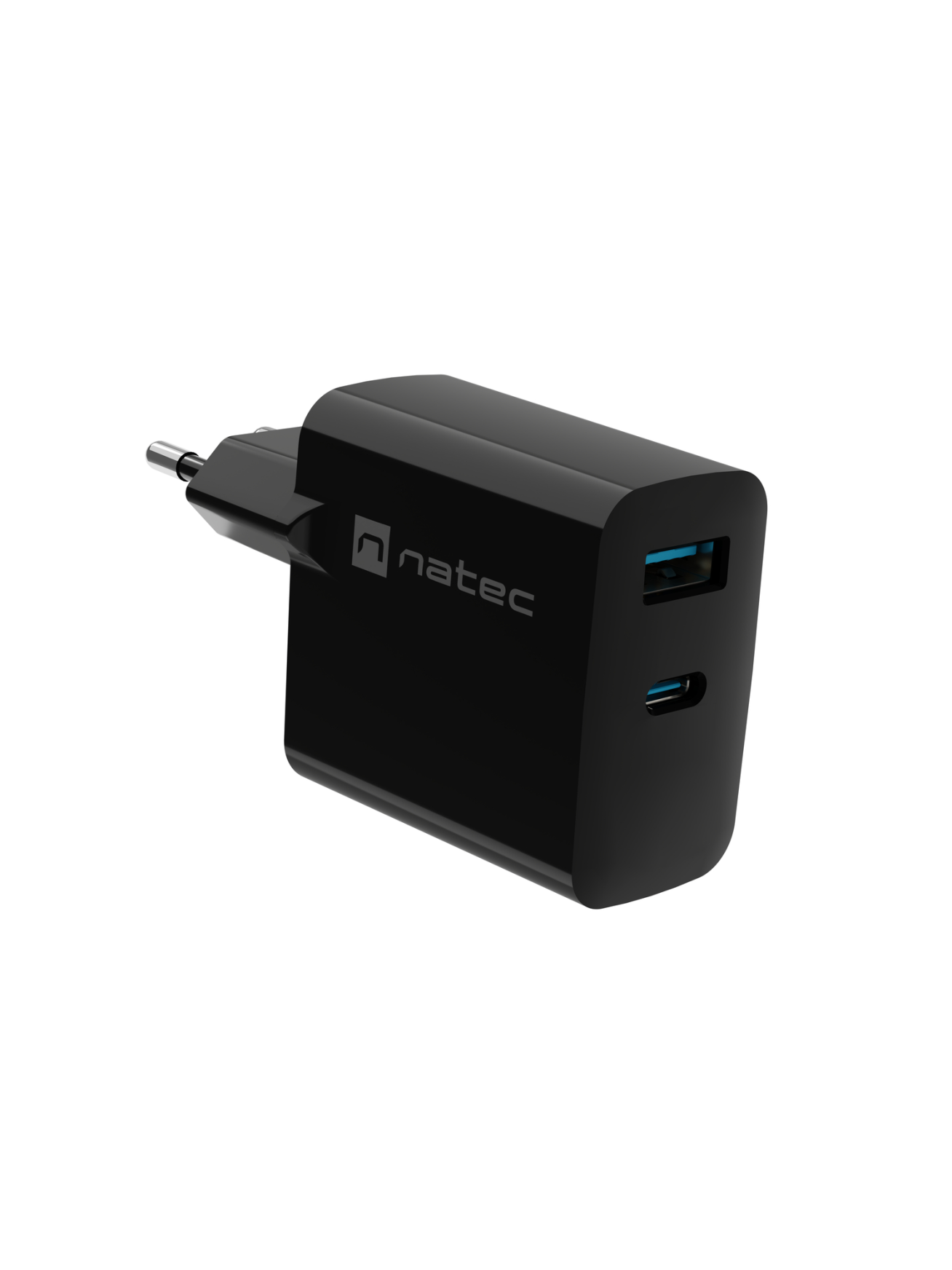 Natec Ribera USB Charger, 1x USB-A, 1x USB-C, 45 W | NUC-2143 7 Natec Ribera USB Charger, 1x USB-A, 1x USB-C, 45 W | NUC-2143 7