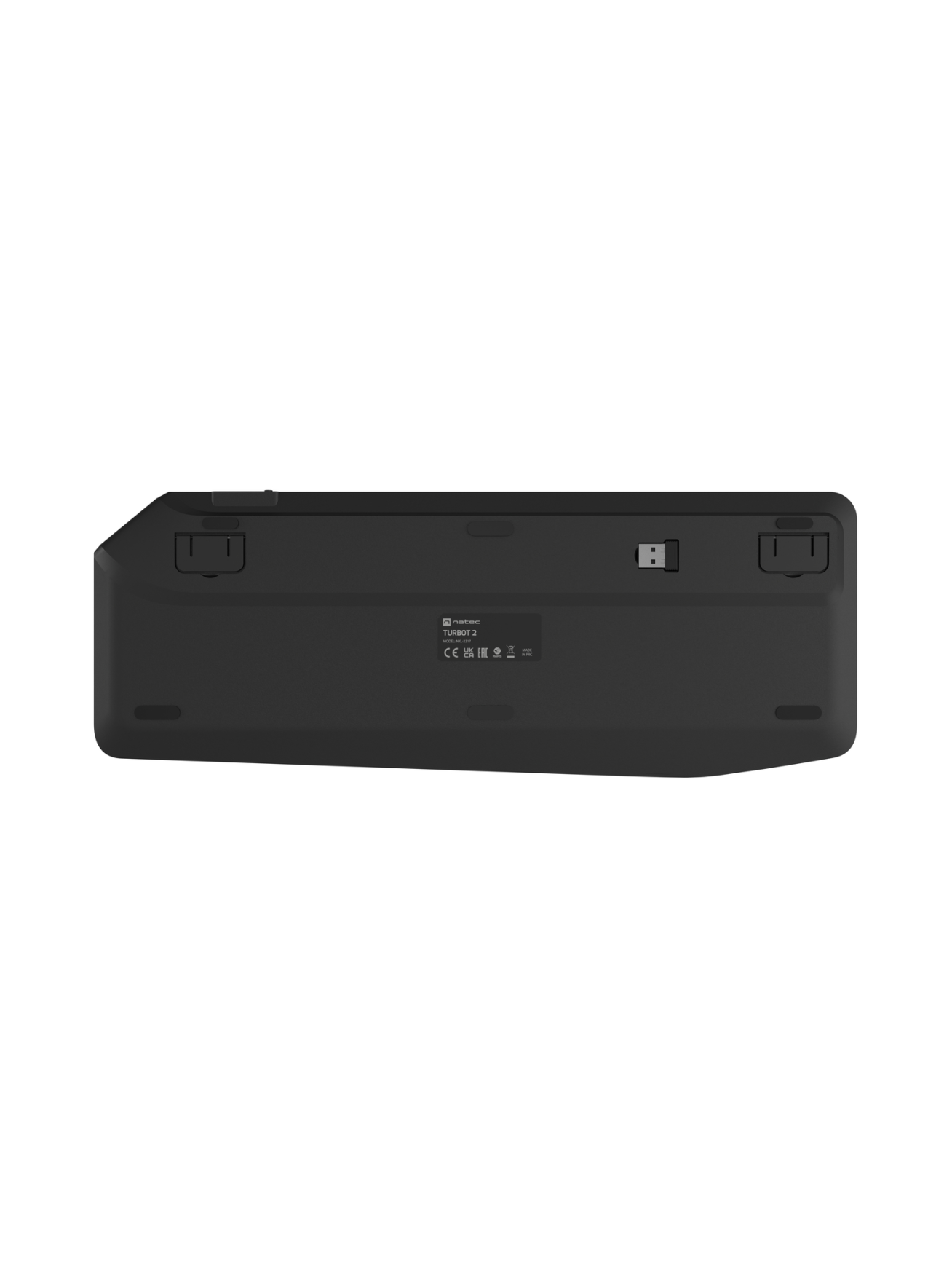 Natec Turbot 2 | Keyboard | Wireless | US | Bluetooth | Black/Gray 5 Natec Turbot 2 | Keyboard | Wireless | US | Bluetooth | Black/Gray 5