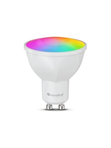 Nanoleaf Essentials Matter Wi-Fi Smart Bulb | GU10 | 5 W | RGBCW | Bluetooth, Thread Nanoleaf Essentials Matter Wi-Fi Smart Bulb | GU10 | 5 W | RGBCW | Bluetooth, Thread