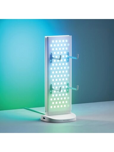 Nanoleaf Pegboard Desk Dock, White | 15 W | RGB Nanoleaf Pegboard Desk Dock, White | 15 W | RGB