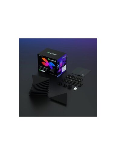 Nanoleaf Shapes Black Mini Triangles Expansion Pack (10 panels)