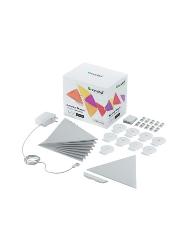 Nanoleaf | Shapes Triangles Starter Kit (9 panels) | 1 W | 16M+ colours Nanoleaf | Shapes Triangles Starter Kit (9 panels) | 1 W | 16M+ colours