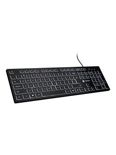 Natec | Herring Glow | Keyboard | Wired | US | Black