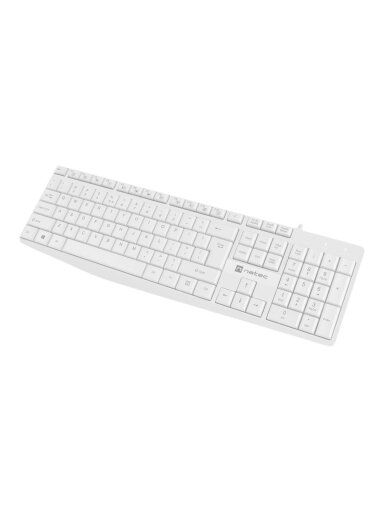 Natec | Keyboard | Nautilus NKL-1951 | Keyboard | Wired | US | White