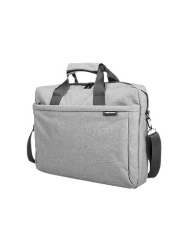 Natec Laptop Bag, Mustela, 15.6", Grey | Natec | Mustela | Fits up to size 15.6 " | Toploading laptop case | Grey | Shoulder strap Natec Laptop Bag, Mustela, 15.6", Grey | Natec | Mustela | Fits up to size 15.6 " | Toploading laptop case | Grey | Shoulder strap