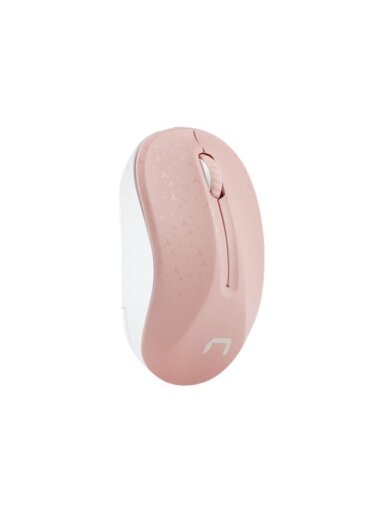 Natec Mouse, Toucan, Wireless, 1600 DPI, Optical, Pink-White | Natec | Mouse | Optical | Wireless | Pink/White