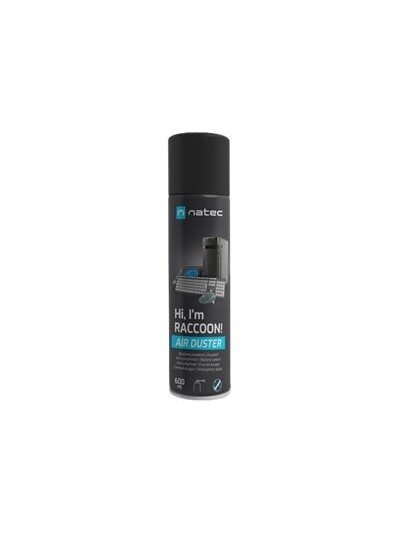 Natec Compressed Air Duster, Raccoon Air, 600 ml | Natec | NSC-1763 | Air Duster | 600 ml 2