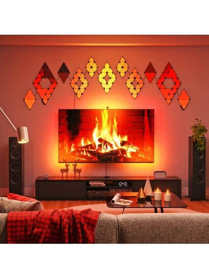 Nanoleaf 4D V2 TV Screen Mirror + Light Strips Kit (for TV & Monitor up to 65'') | 24 W | Multicolor RGB 4