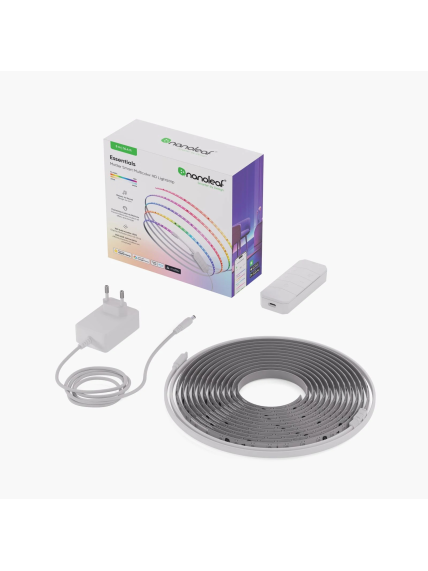 Nanoleaf Essentials Matter Smart Addressable Multicolour HD Lightstrip 5m 300 LEDs | 16M+ 1