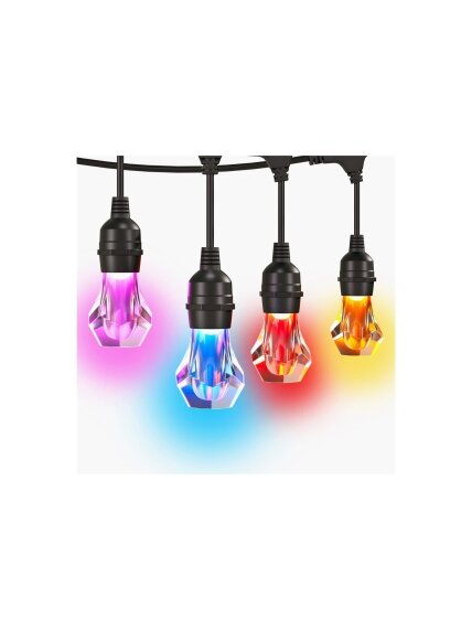 Nanoleaf Essentials Matter Smart Multicolour Outdoor String Lights Starter Kit 30m | 16M+