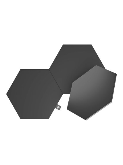 Nanoleaf | Shapes Black Hexagon Expansion pack (3 panels) | 42 W | WiFi 1 Nanoleaf | Shapes Black Hexagon Expansion pack (3 panels) | 42 W | WiFi 1