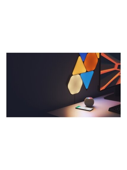 Nanoleaf | Shapes Black Hexagons Starter Kit (9 panels) | 42 W | WiFi 7