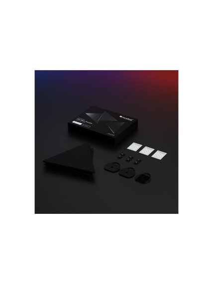 Nanoleaf | Shapes Black Triangles Expansion Pack (3 panels) | 42 W | WiFi 2